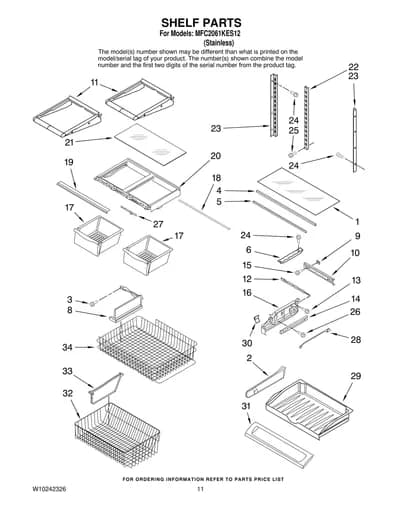 SHELF PARTS