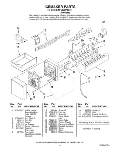 ICEMAKER PARTS