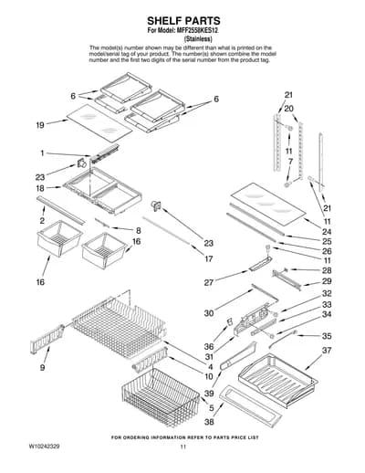 SHELF PARTS