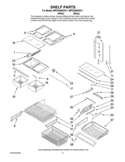 SHELF PARTS