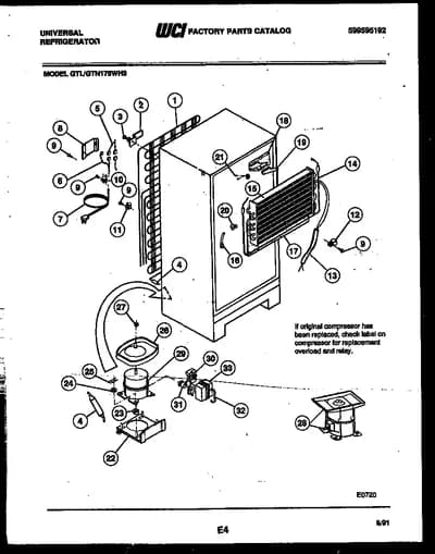 SYSTEM AND AUTOMATIC DEFROST PARTS