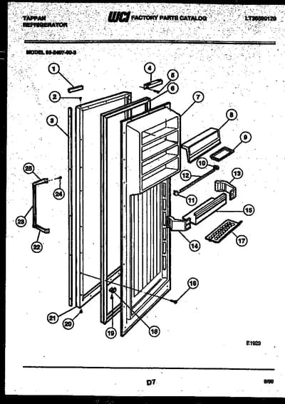 REFRIGERATOR DOOR PARTS