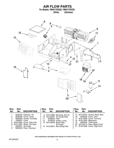 AIR FLOW PARTS