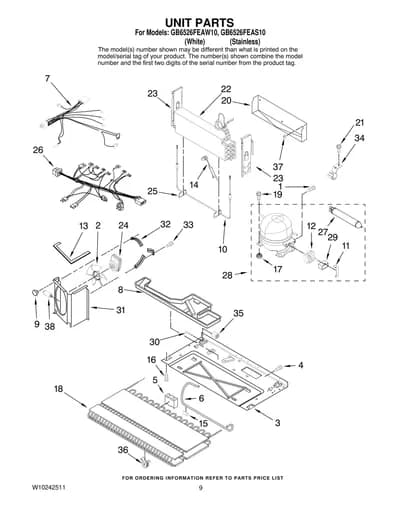 UNIT PARTS