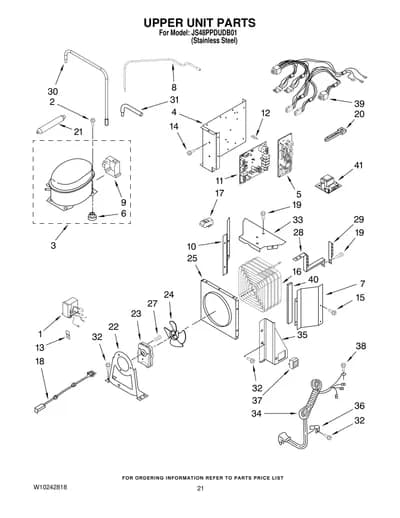 UPPER UNIT PARTS