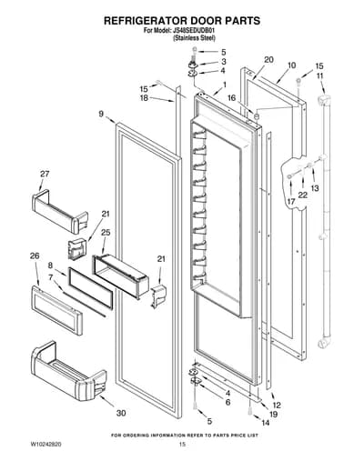 REFRIGERATOR DOOR PARTS