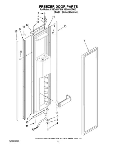 FREEZER DOOR PARTS
