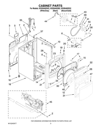 CABINET PARTS