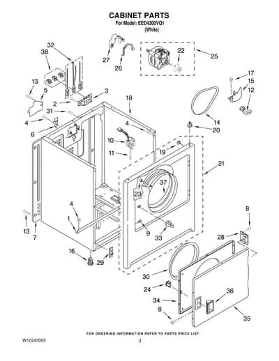 CABINET PARTS