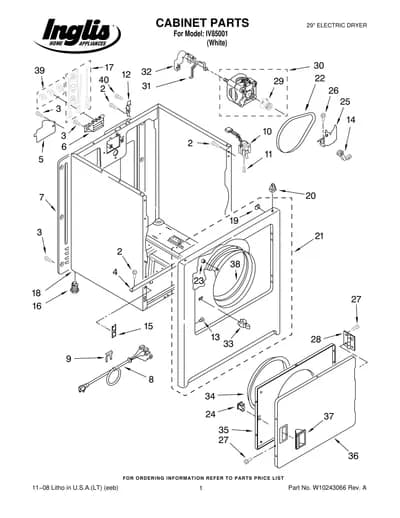 CABINET PARTS