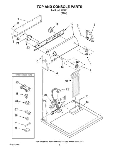 TOP AND CONSOLE PARTS