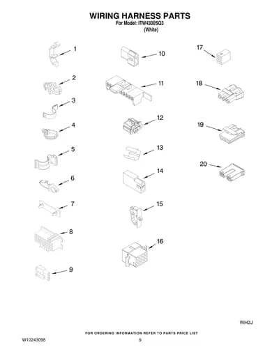 WIRING HARNESS PARTS