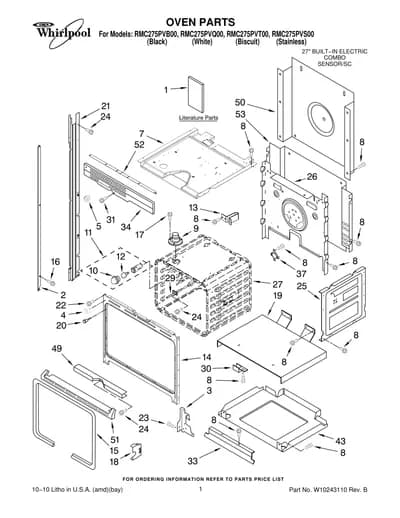OVEN PARTS