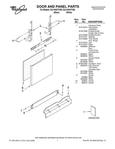 DOOR AND PANEL PARTS