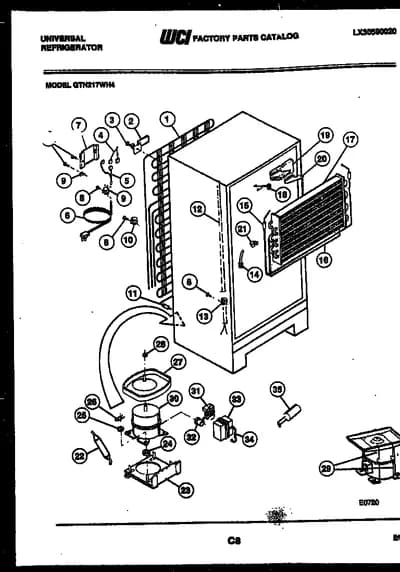 SYSTEM AND AUTOMATIC DEFROST PARTS