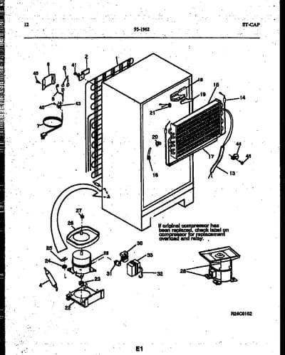 SYSTEM AND AUTOMATIC DEFROST PARTS