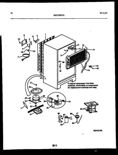 SYSTEM AND AUTOMATIC DEFROST PARTS