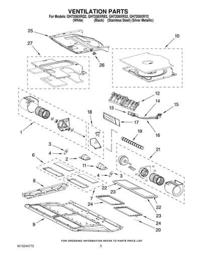 VENTILATION PARTS