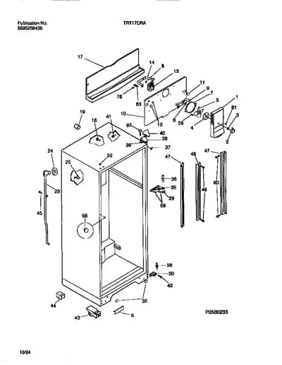 CABINET W/ FAN ASSEMBLY