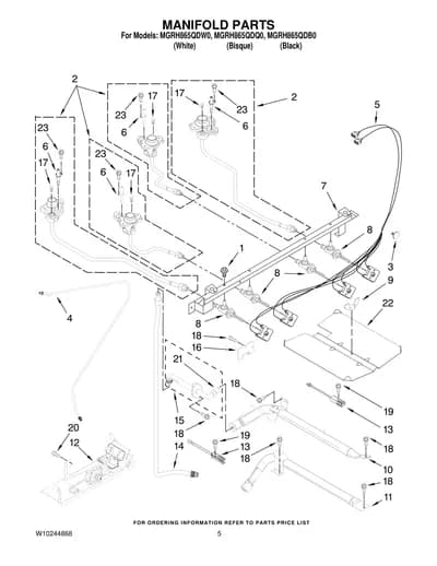 MANIFOLD PARTS