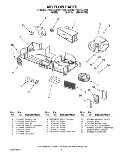 AIR FLOW PARTS