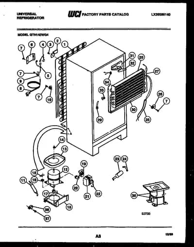 SYSTEM AND AUTOMATIC DEFROST PARTS