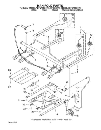 MANIFOLD PARTS