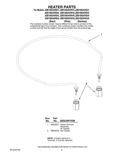 HEATER PARTS
