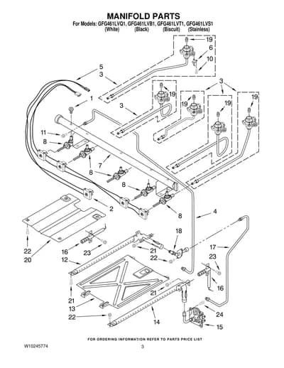 MANIFOLD PARTS