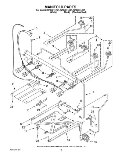 MANIFOLD PARTS