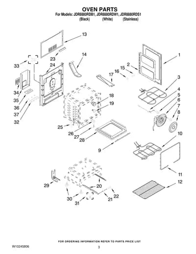 OVEN PARTS