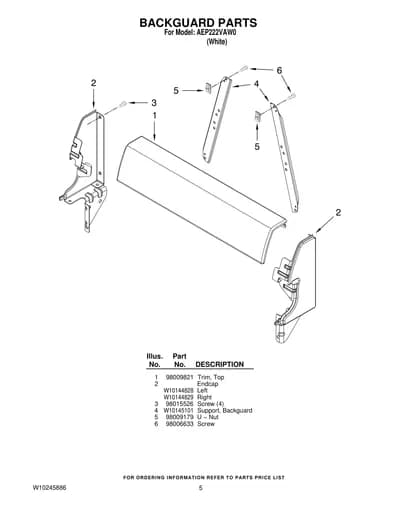 BACKGUARD PARTS
