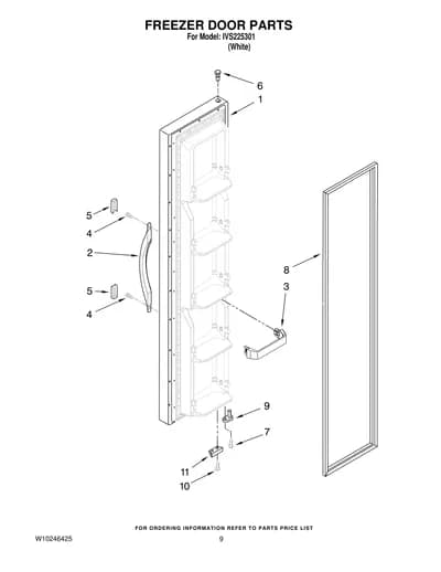 FREEZER DOOR PARTS