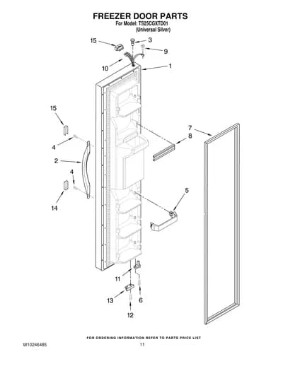 FREEZER DOOR PARTS