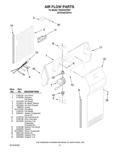 AIR FLOW PARTS