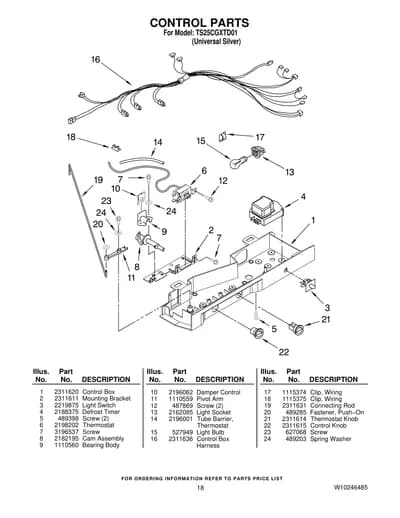 CONTROL PARTS