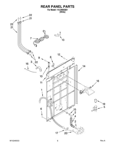 REAR PANEL PARTS