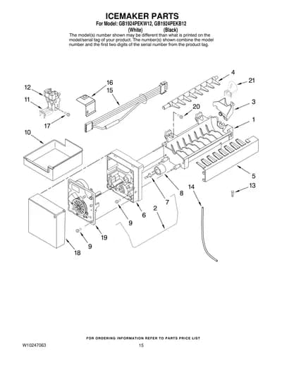 ICEMAKER PARTS