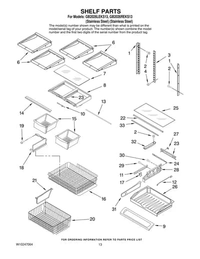 SHELF PARTS