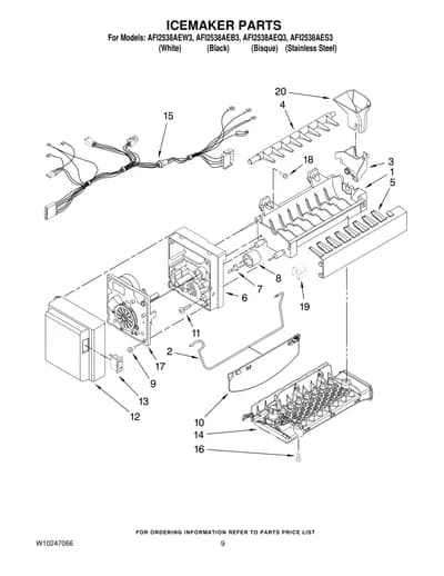 ICEMAKER PARTS