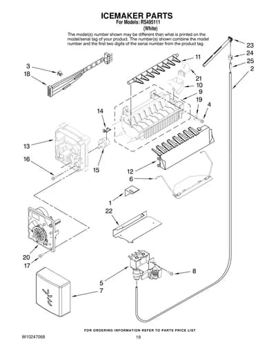 ICEMAKER PARTS