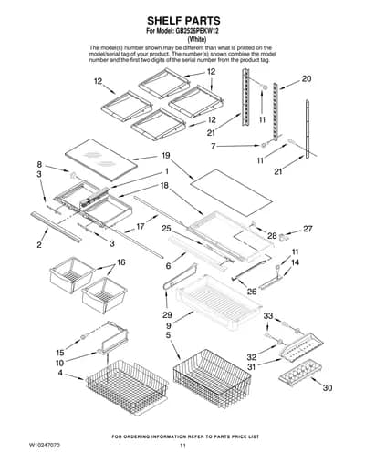 SHELF PARTS