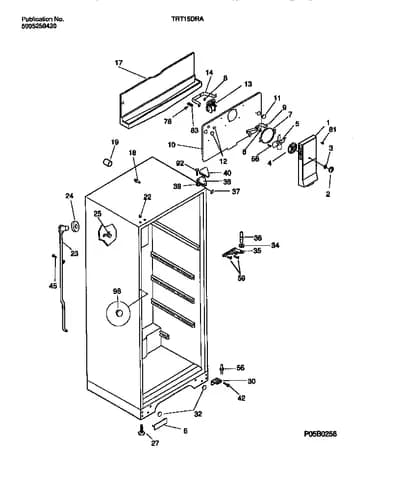 CABINET W/FAN ASSY