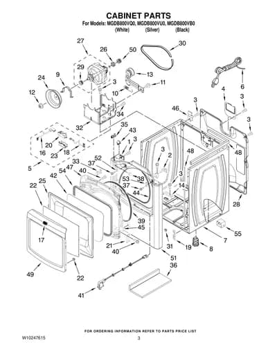 CABINET PARTS