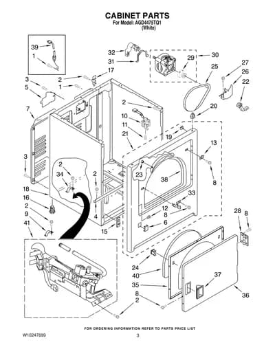 CABINET PARTS