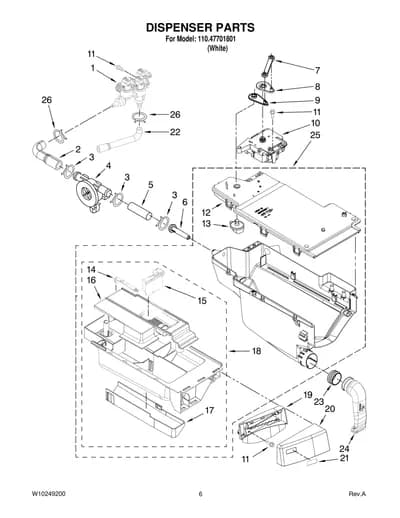 DISPENSER PARTS