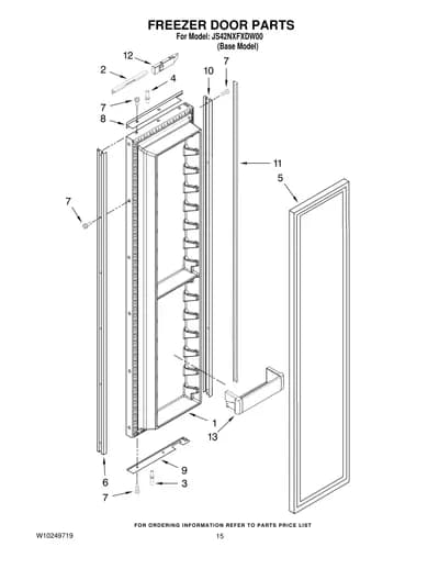 FREEZER DOOR PARTS