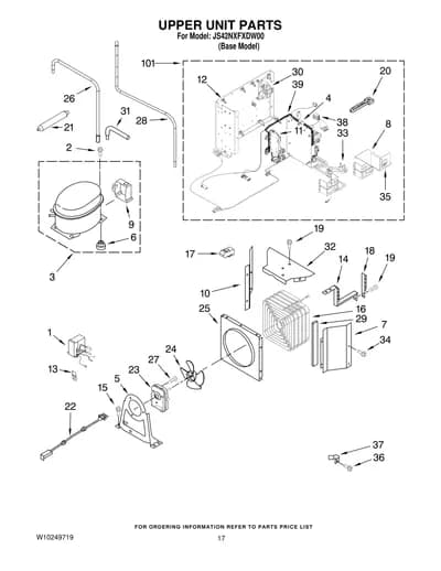 UPPER UNIT PARTS