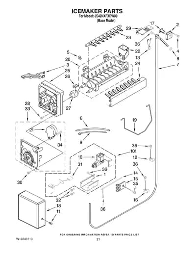 ICEMAKER PARTS