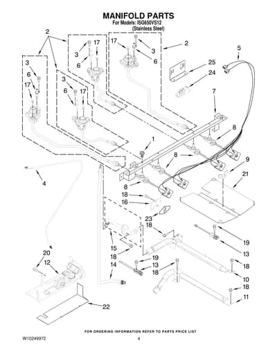 MANIFOLD PARTS
